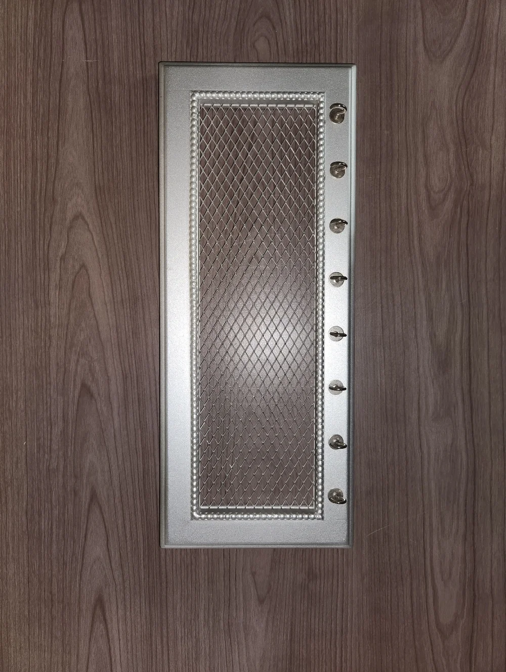Silver Decorative Metal Vent Cover with Mesh Insert Great For Jewlrey